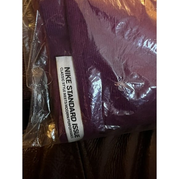 Men's Nike DRI-FIT Standard Issue Men’s Basketball Pants - BURGUNDY Size X-LARGE - Picture 8 of 10